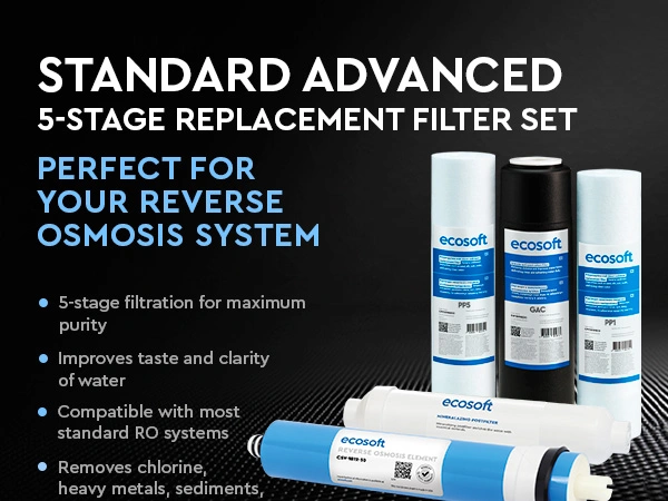 Standard advanced set of 5 replacement filters