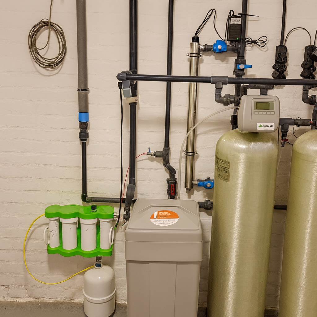 Comprehensive water purification for a private house