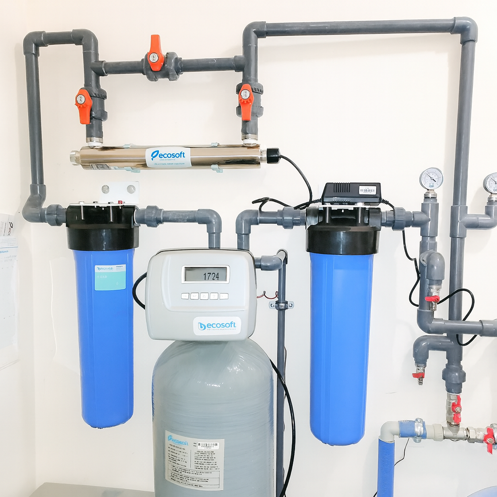 Volledige waterzuivering voor een woning in Kozarovychi