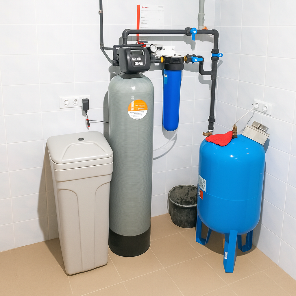 Umfassende Wasseraufbereitung für ein Privathaus