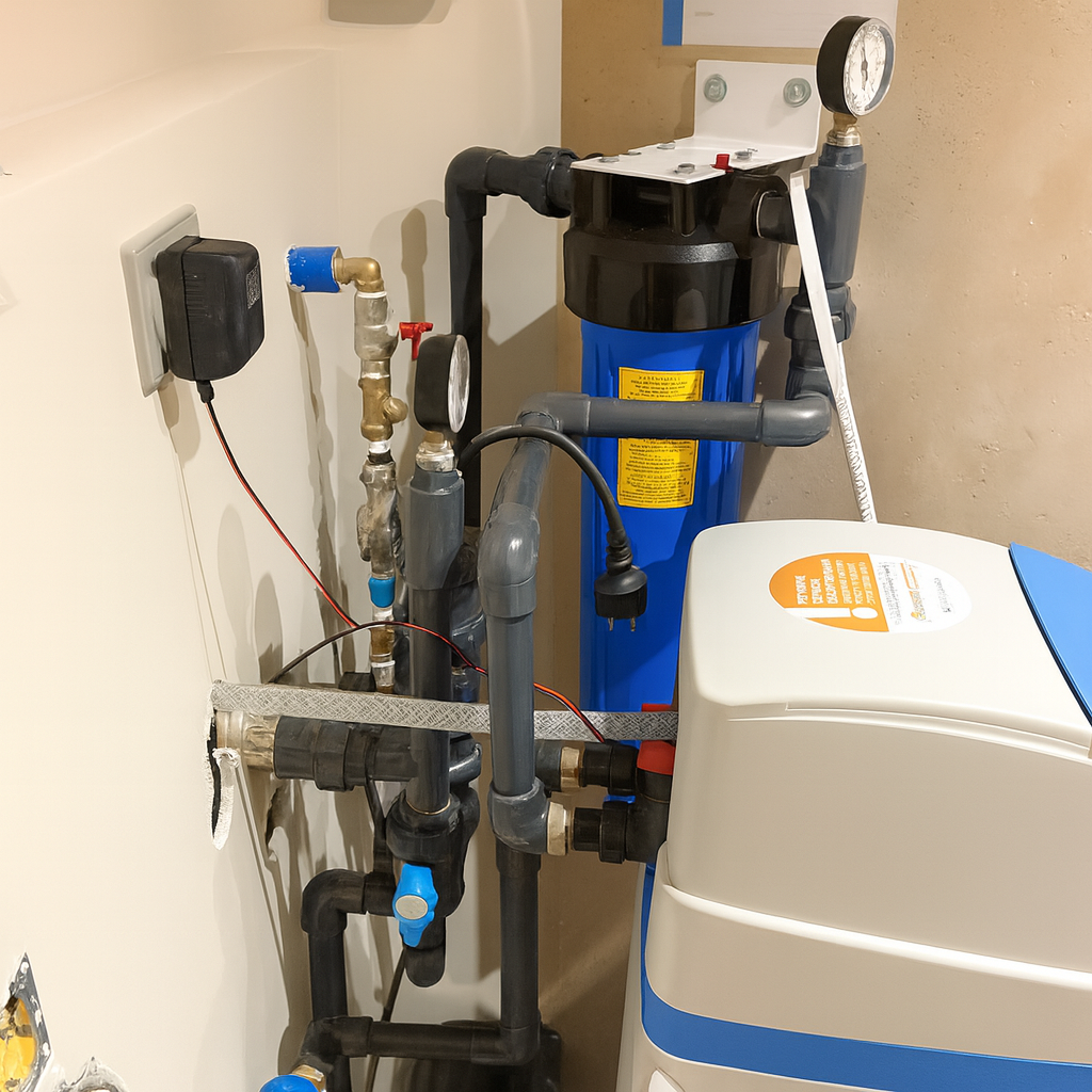 Waterbehandeling voor een appartement aan de Bulvarno-Kudriavska-straat