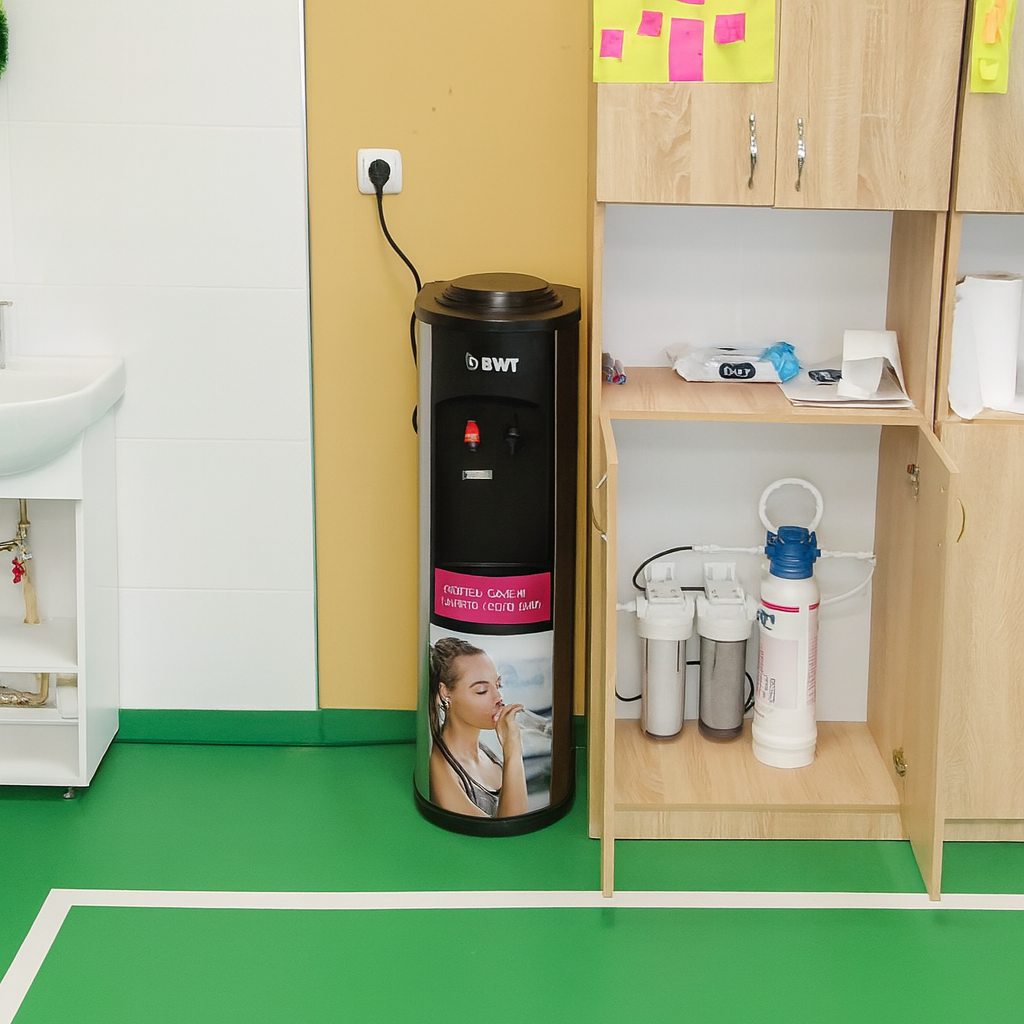Eau propre pour un bureau