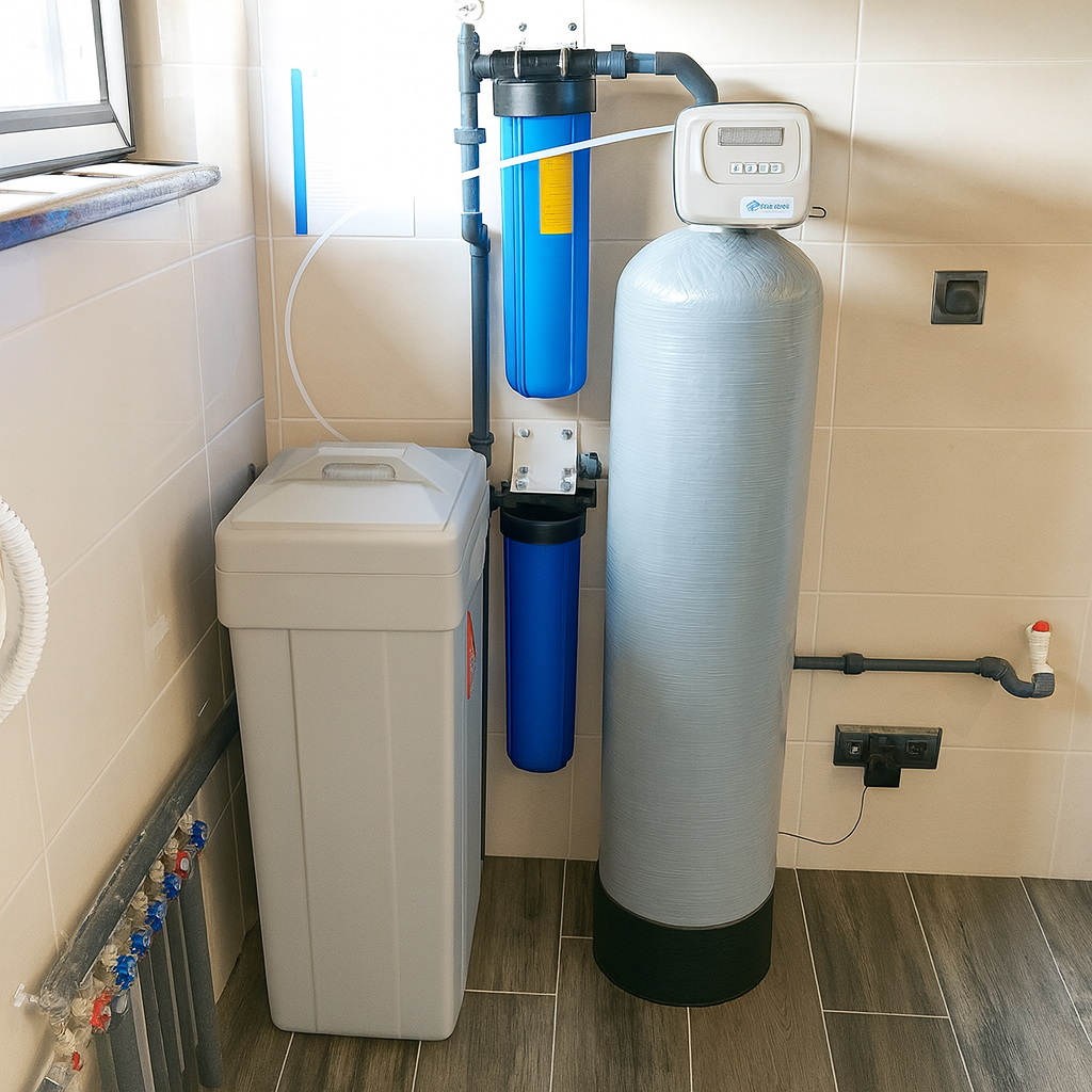 Volledige waterzuivering voor een huis in Bilohorodka