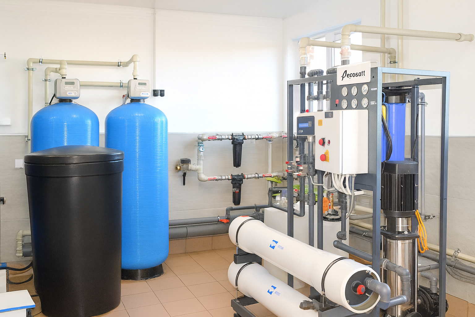 Produzione di acqua in bottiglia