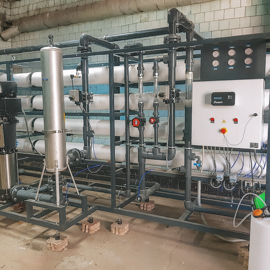 Azienda di materie prime – acqua di processo e per vapore