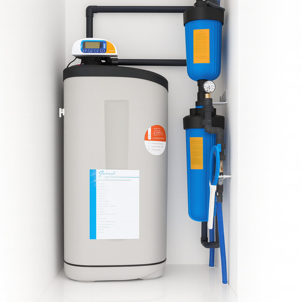 Compact waterzuiveringssysteem voor een huishouden
