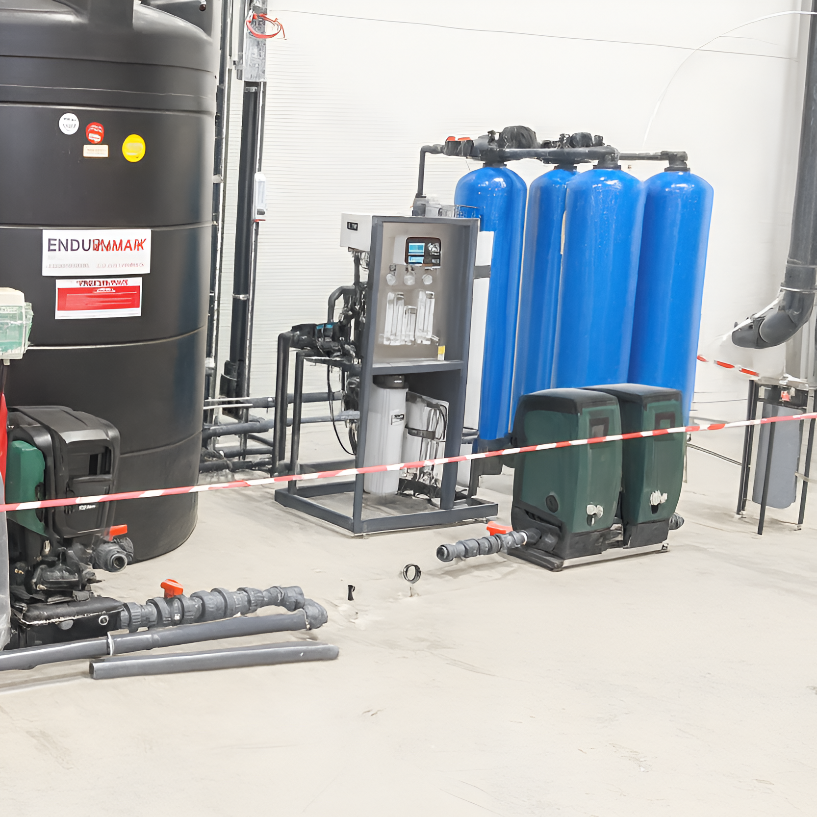 Système de purification de l’eau pour une usine de verre