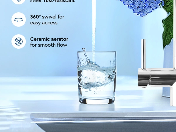 3 way tap kitchen drinking faucet