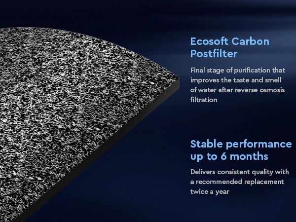 Ecosoft carbon postfilter for RO filter