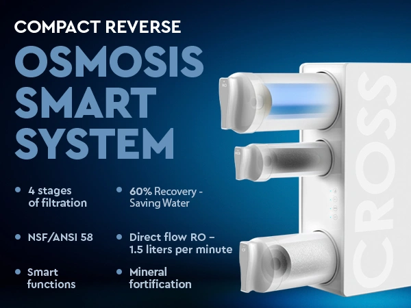 Ecosoft CROSS 90 Balance Direct Flow RO System
