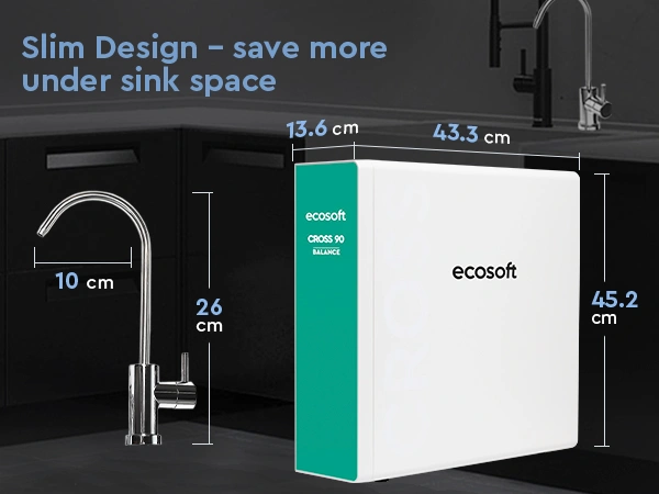 Ecosoft CROSS 90 Balance Direct Flow RO System