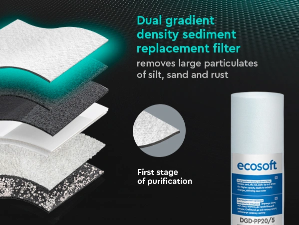 PURE AquaCalcium Mint reverse osmosis filter with pump