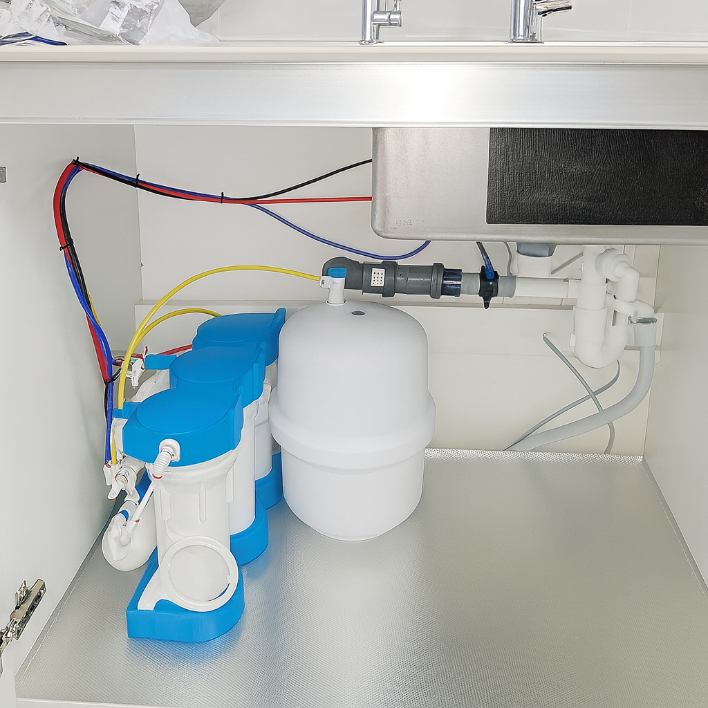 Solución de agua potable para un apartamento en la calle Hmyri en Kiev