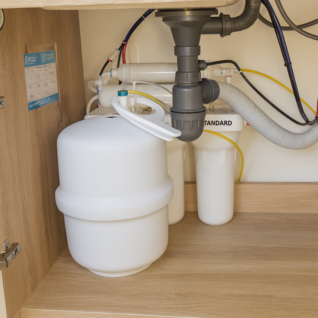 Solución de tratamiento de agua para un apartamento