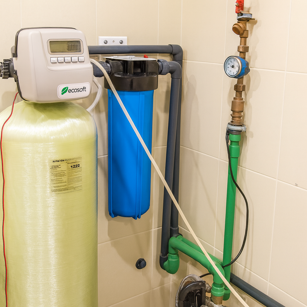 Purificación de agua de pozo para una casa privada en Mykhailivka-Rubezhivka