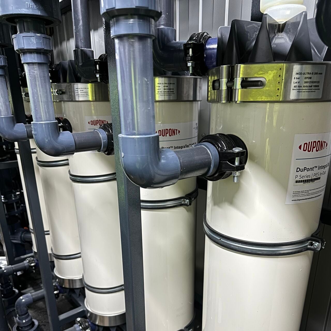 Ultrafiltration system upgrade for an agricultural enterprise