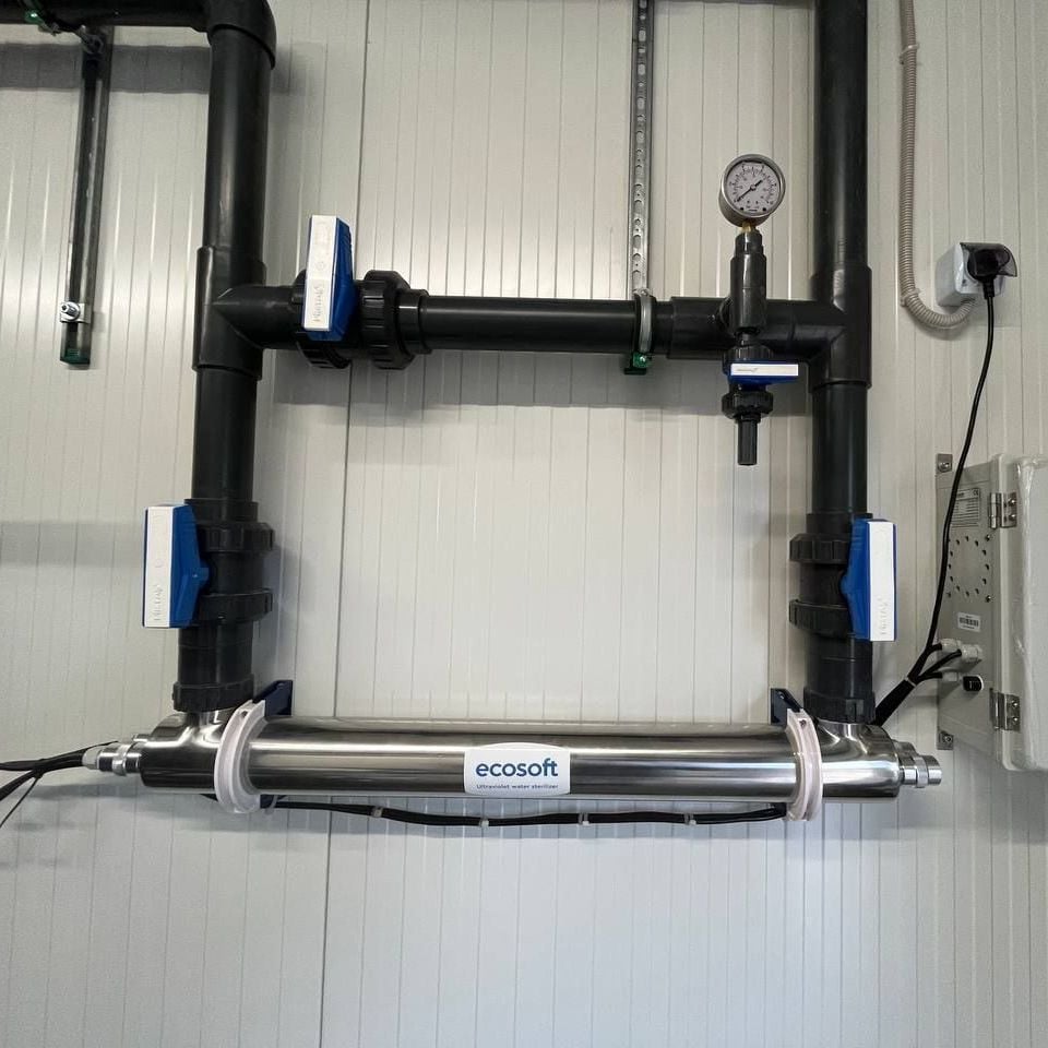 Modular water treatment station for a local community in Kyiv region