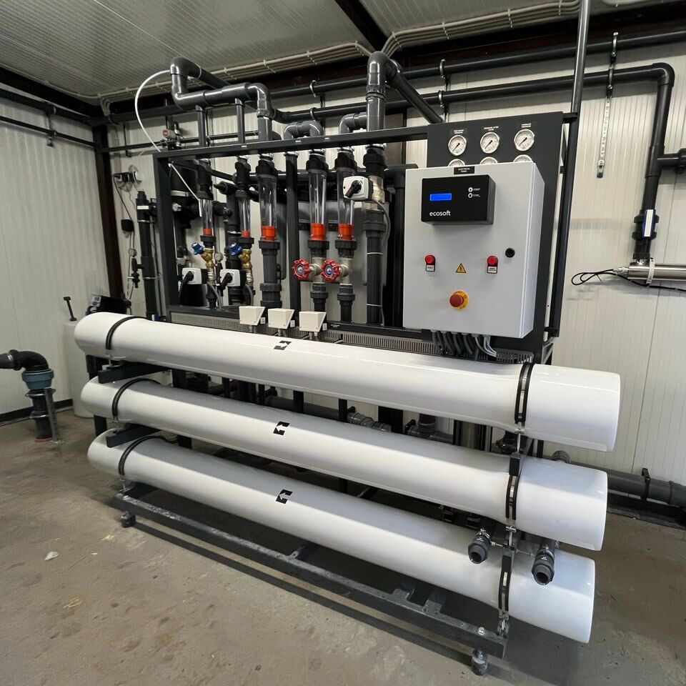 Modular water treatment station for a local community in Kyiv region