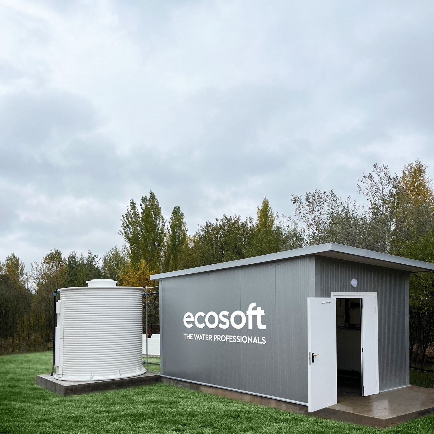 Modular water treatment station for a local community in Kyiv region