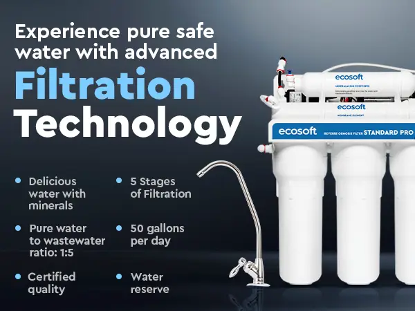 Ecosoft STANDARD PRO RO System with Pump