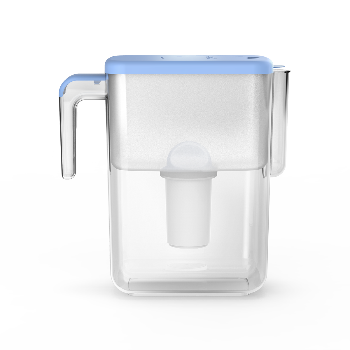 Cruche pour filtre à eau Ecosoft Slim Grey