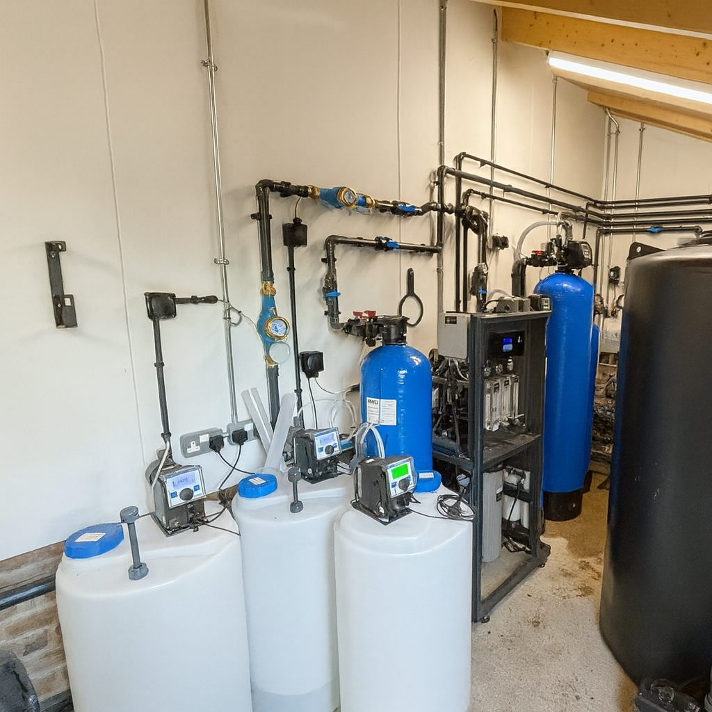 Multi-application water treatment system for irrigation and domestic use
