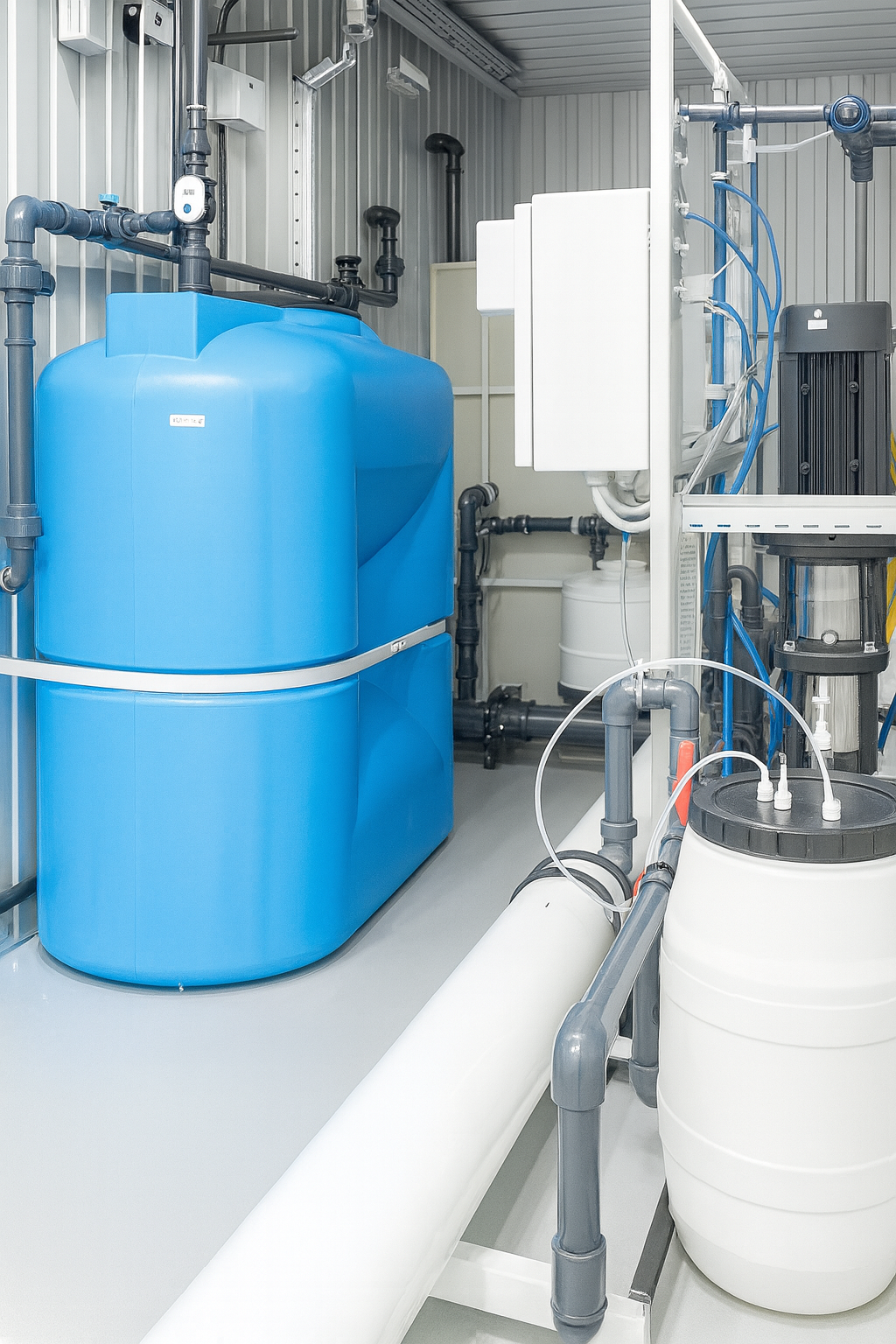Sistema móvil de purificación de agua para HarvEaST Agroholding