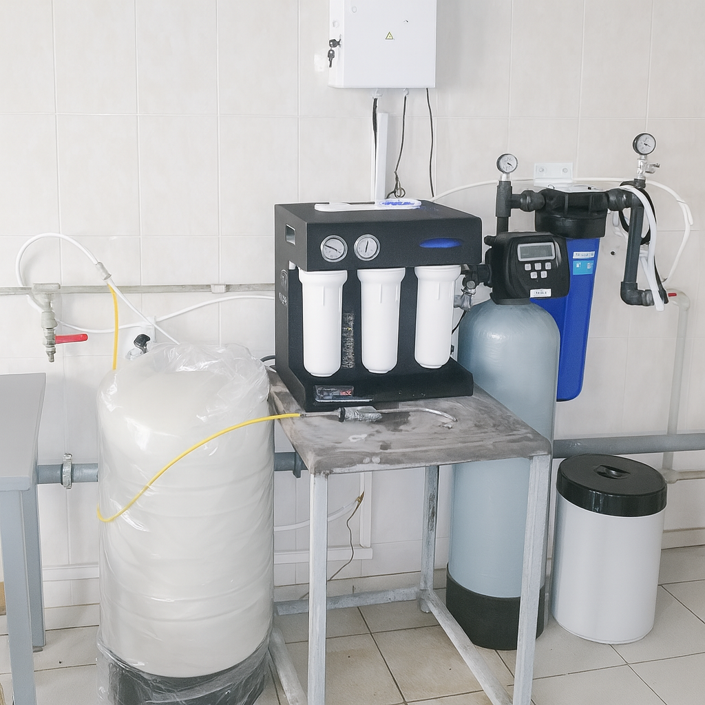 Solution d’eau potable pour un café à Kiev