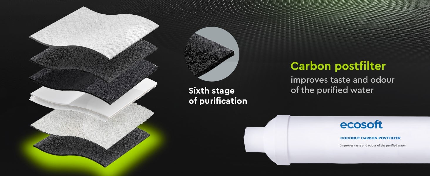Ecosoft PURE Balance reverse osmosis filter