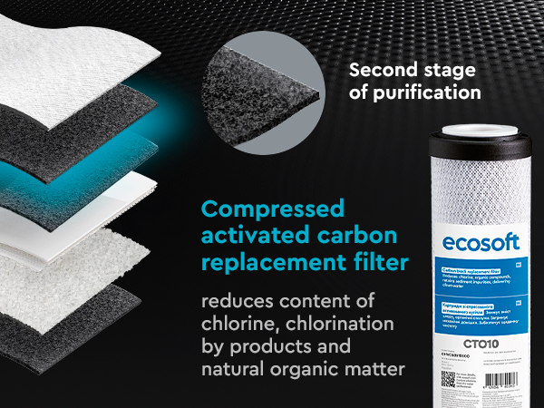 Ecosoft PURE Balance reverse osmosis filter with pump