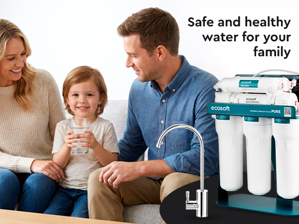 Ecosoft PURE Balance reverse osmosis filter with pump