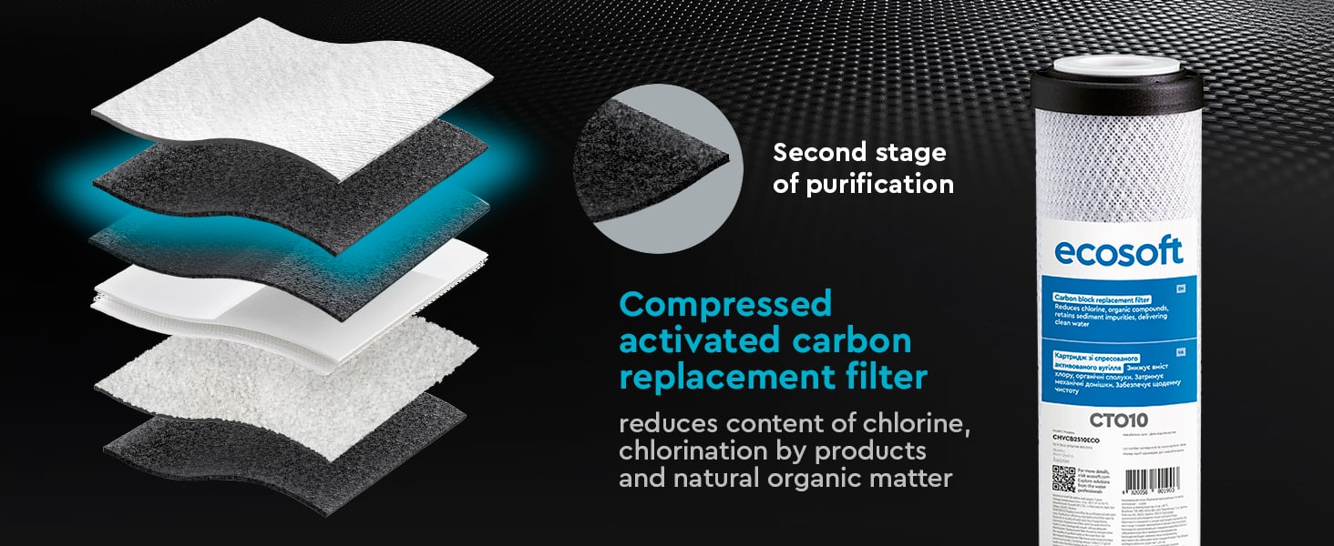 Ecosoft PURE Balance reverse osmosis filter