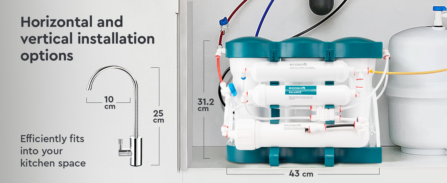 Ecosoft PURE Balance reverse osmosis filter