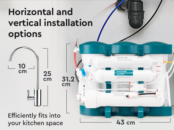 Ecosoft PURE Balance reverse osmosis filter