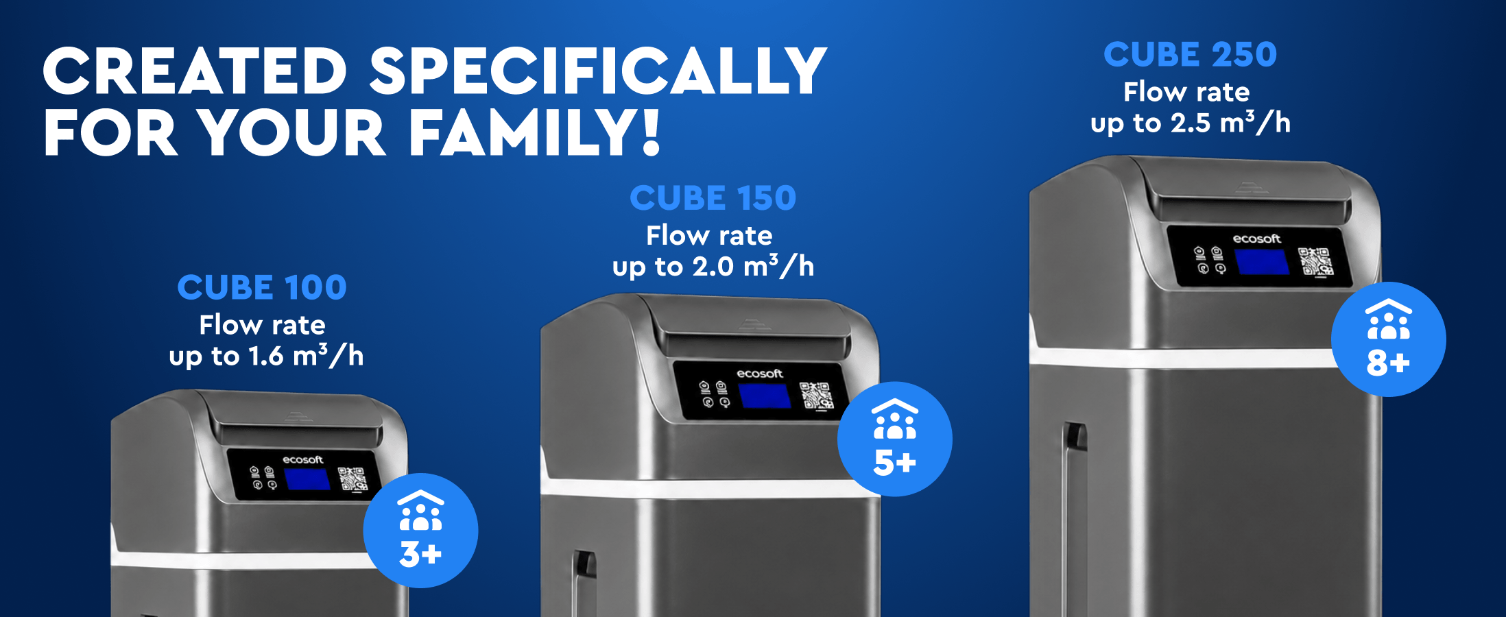 Ecosoft CUBE 100 water softener