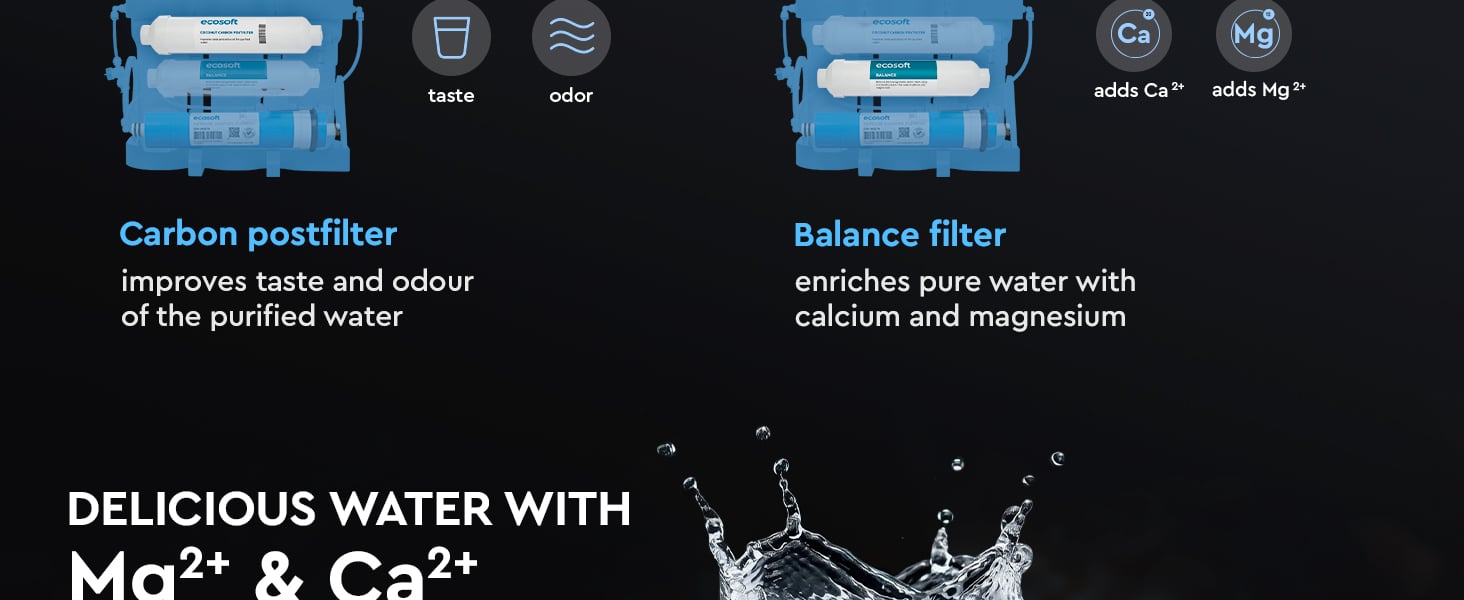 Ecosoft PURE Balance light replacement filter set without membrane