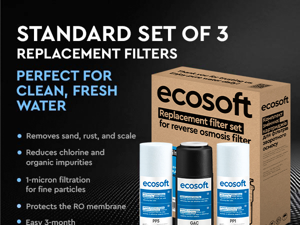 Standard set of 3 replacement filter