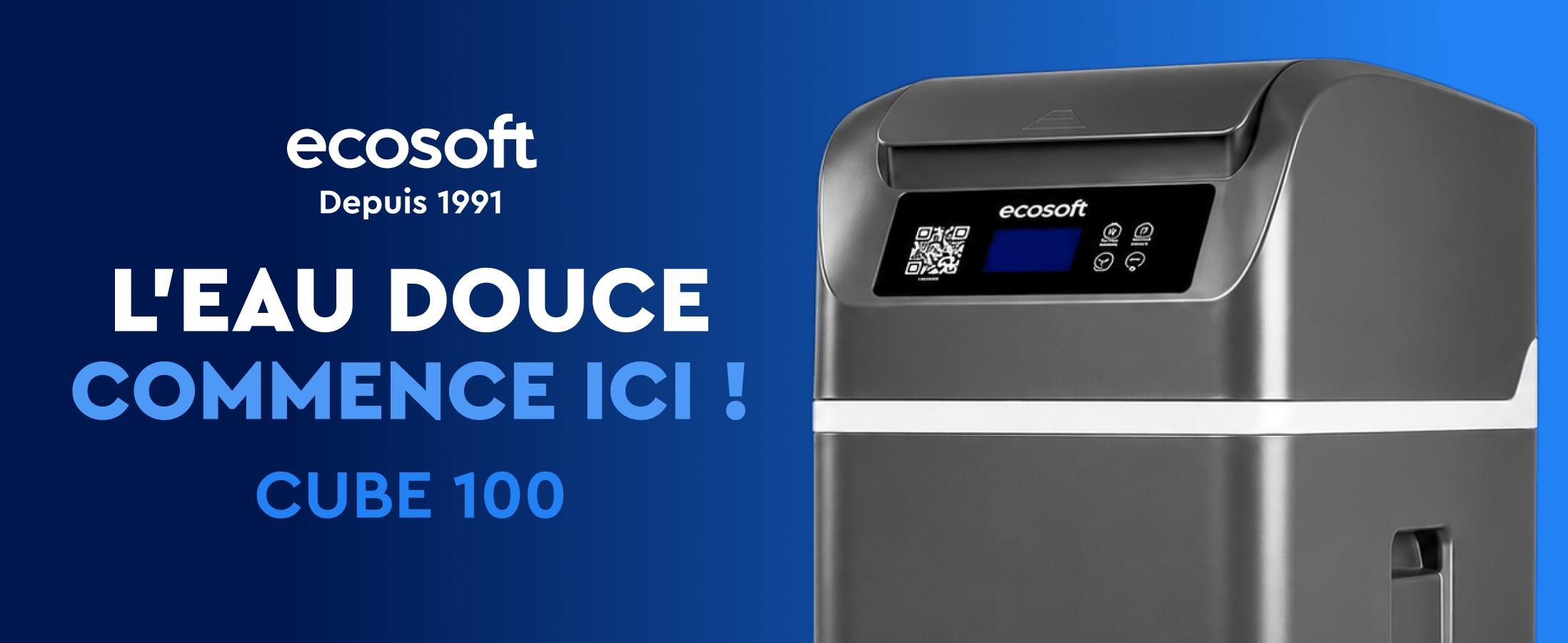 Ecosoft CUBE 100 water softener