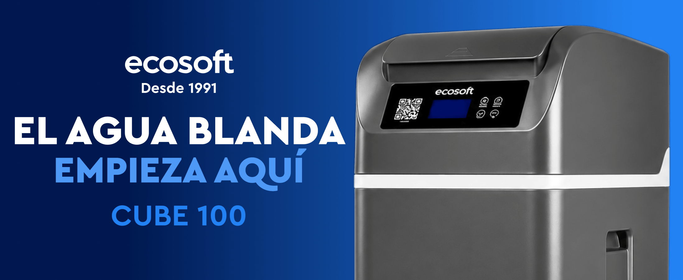 Ecosoft CUBE 100 water softener