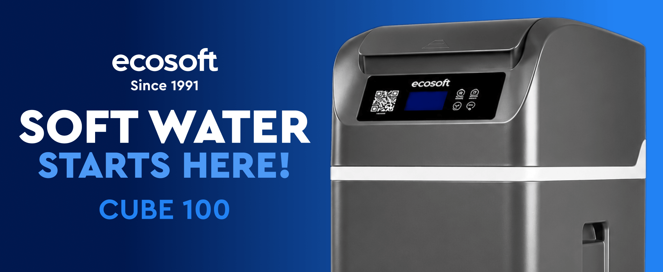 Ecosoft CUBE 100 water softener