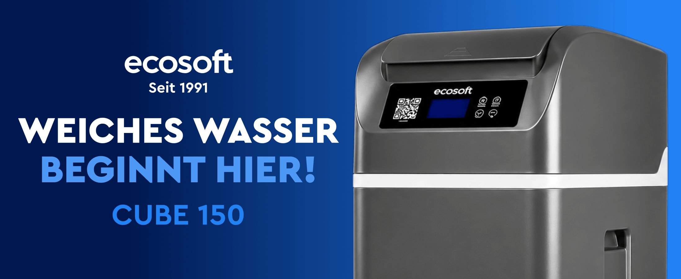 Ecosoft CUBE 150 water softener