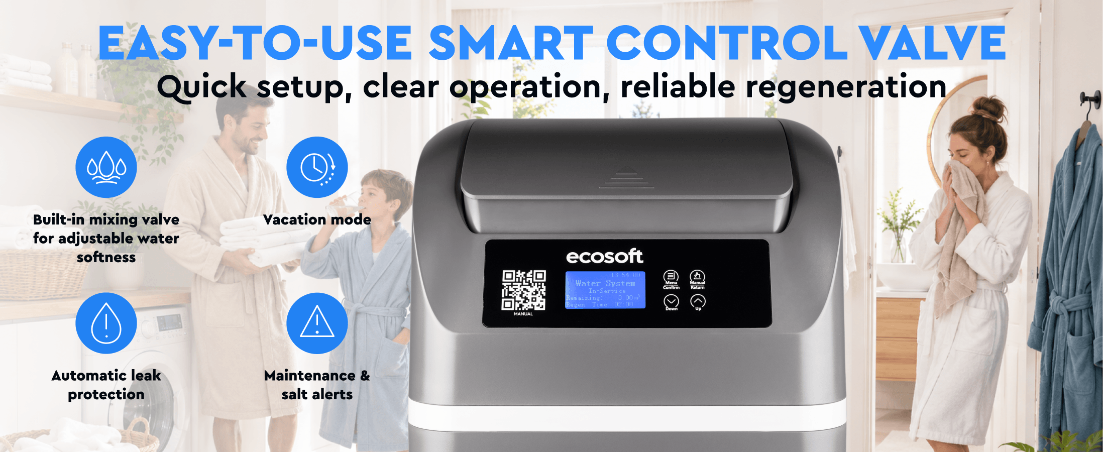 Ecosoft CUBE 150 water softener