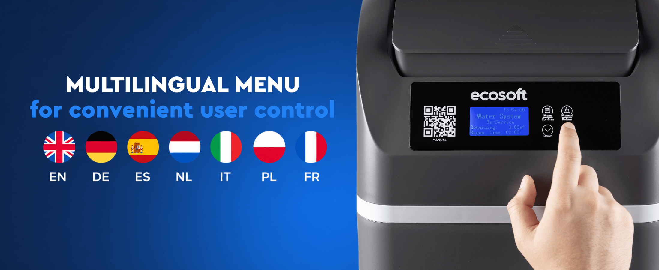 Ecosoft CUBE 100 water softener