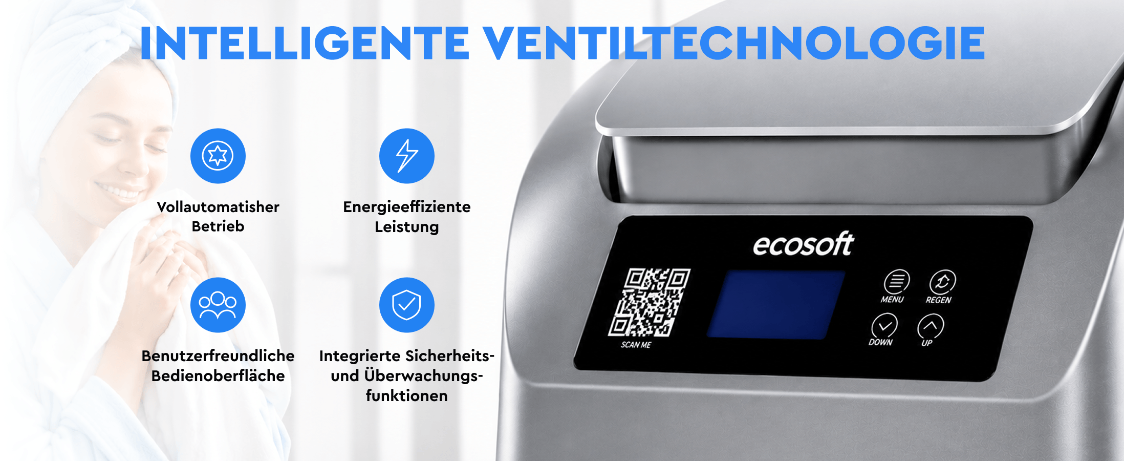 Ecosoft CUBE 100 water softener