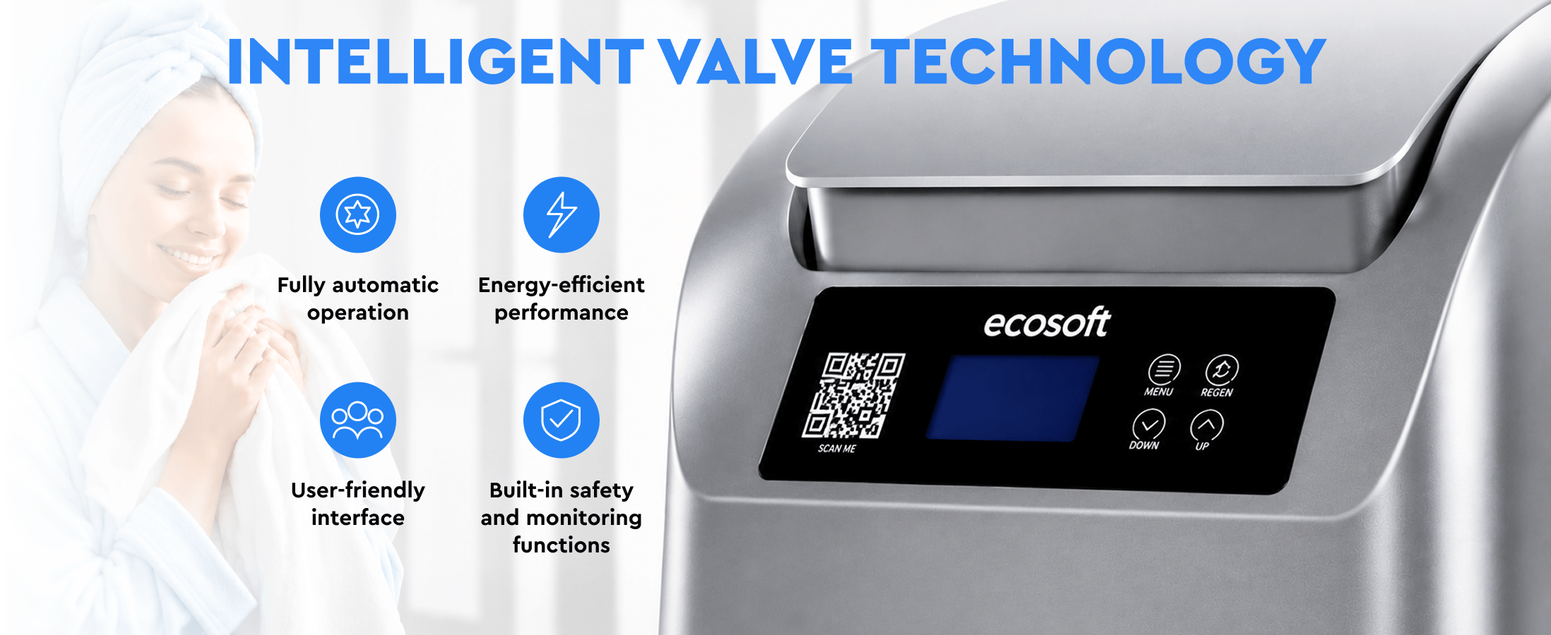 Ecosoft CUBE 100 water softener