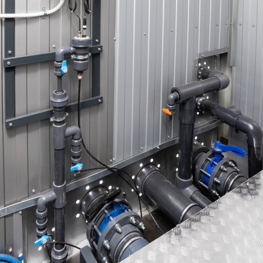 Osmosi inversa containerizzata per la fornitura di acqua di processo ad alta capacità