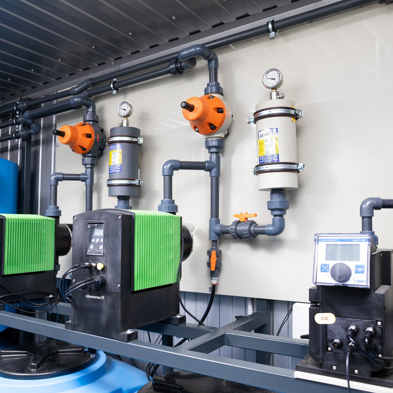 Containerised Water Treatment and Process Control System