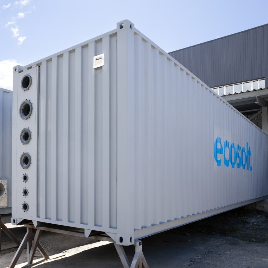 Impianto containerizzato per il trattamento industriale dell’acqua per una rapida integrazione in sito