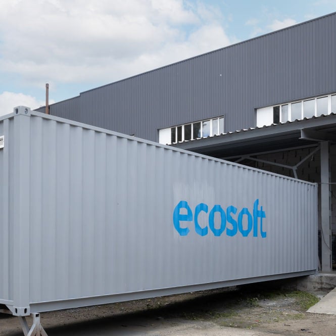 Impianto containerizzato per il trattamento industriale dell’acqua per una rapida integrazione in sito