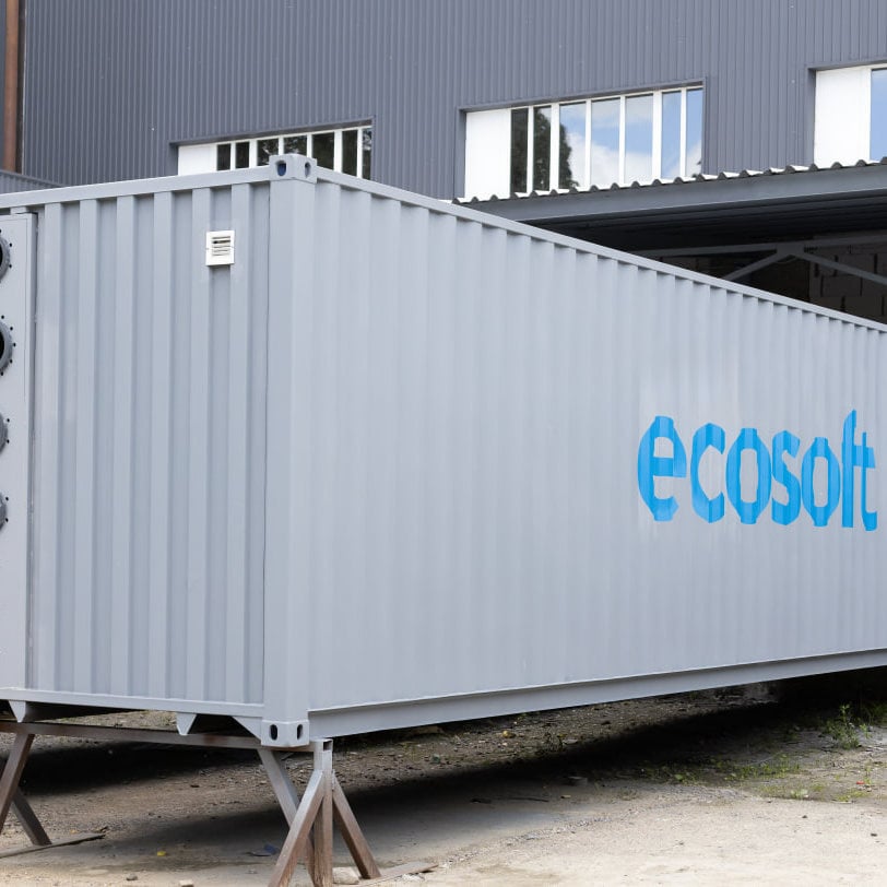 Impianto containerizzato per il trattamento industriale dell’acqua per una rapida integrazione in sito